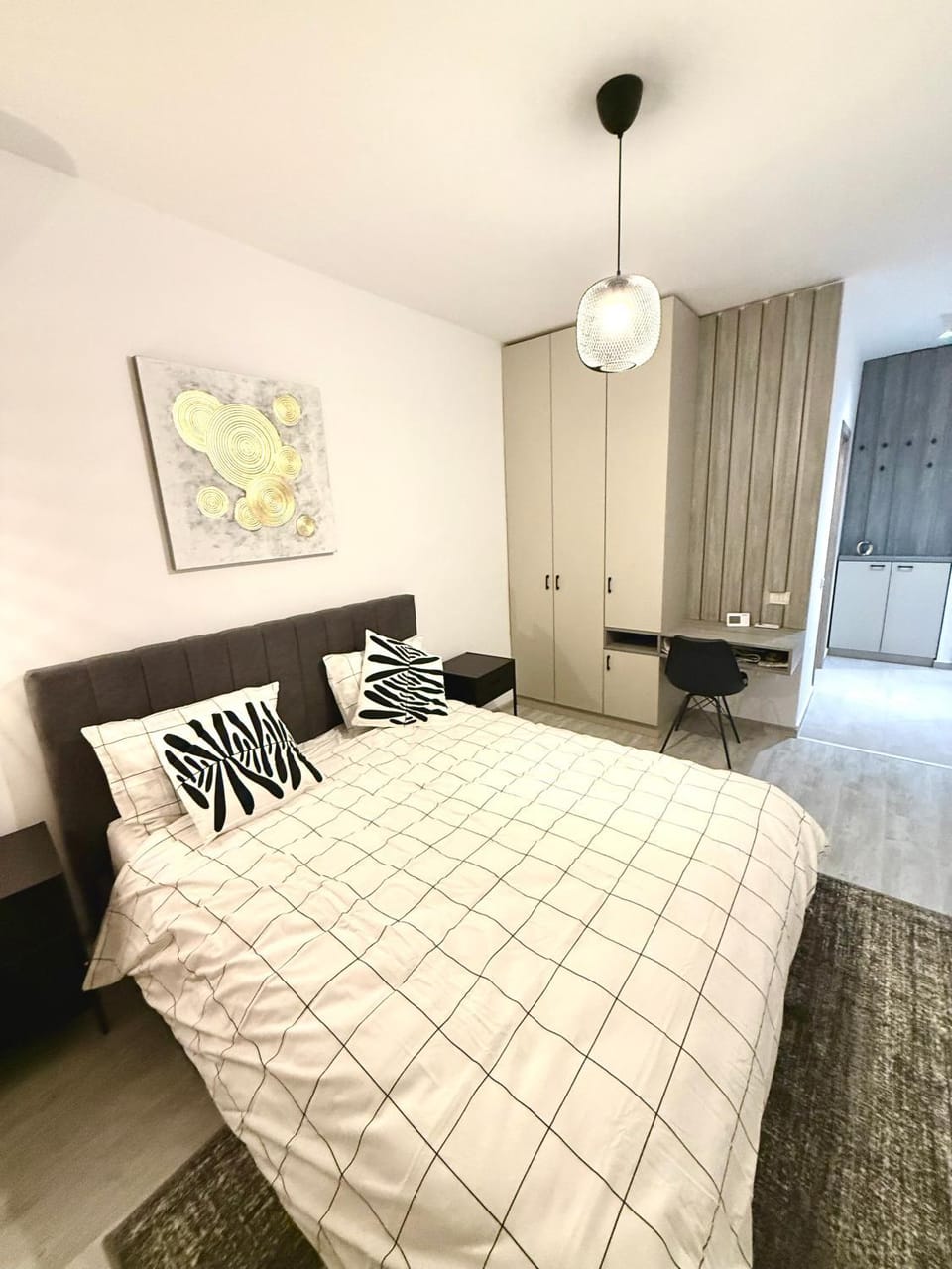 Bed, Living room, Photo of the whole room
