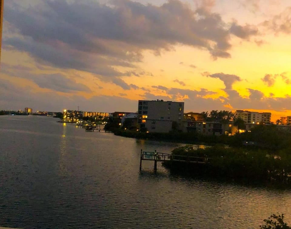 Property building, Sunset