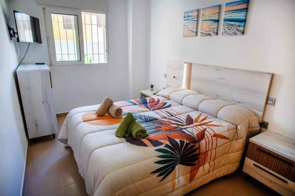 Apto Primera Línea con Piscina - Guipas Beach Apartment in Puerto de Mazarrón