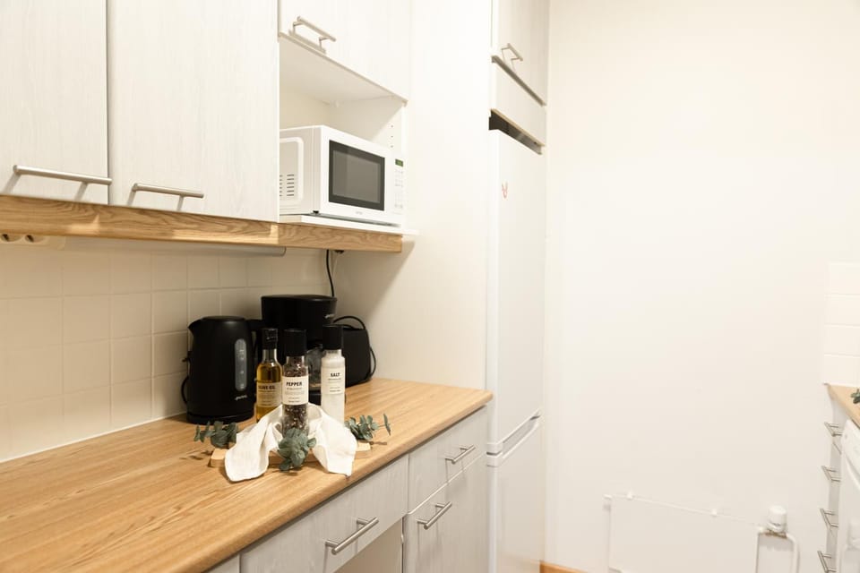 Coffee/tea facilities, Kitchen or kitchenette, oven, stove, toaster