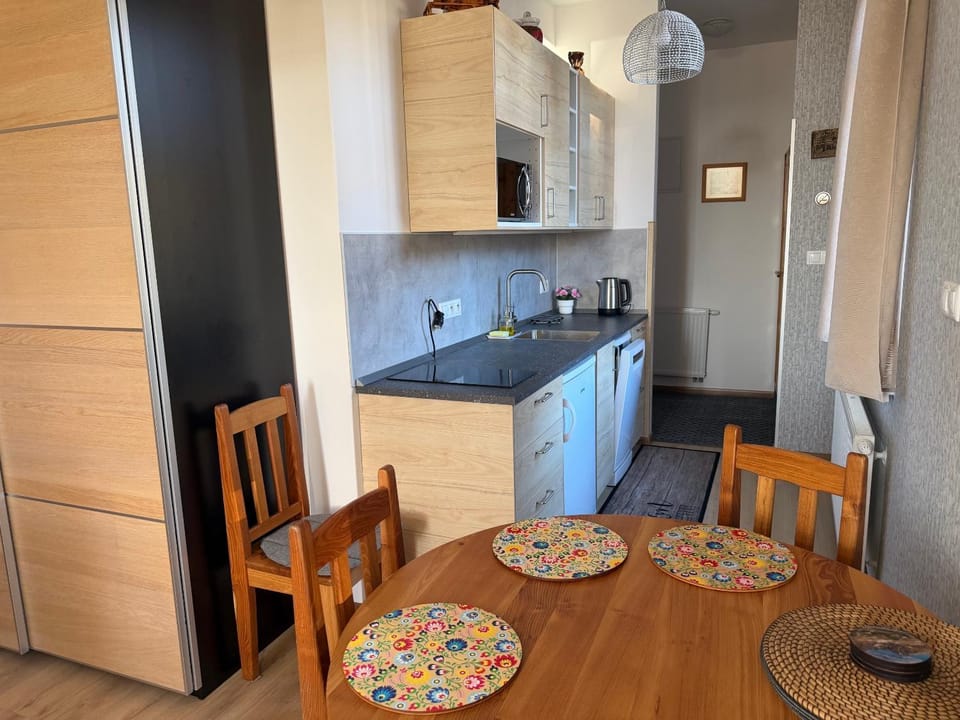 Kitchen or kitchenette, Dining area