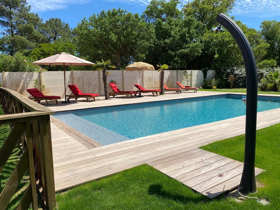 Patio, Garden, Garden view, Pool view, Swimming pool, sunbed