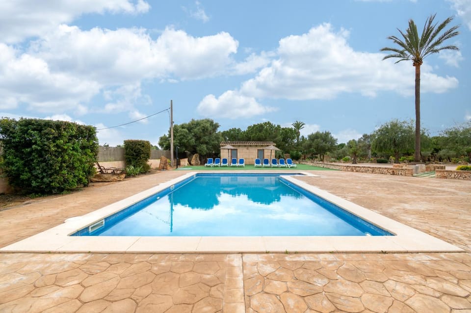 Property building, Living room, Swimming pool