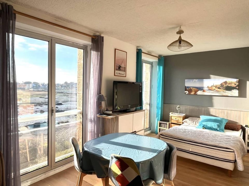 Studio 2 personnes VUE SUR MER au Port de Ploumanac'h PERROS-GUIREC - Réf 877 Apartment in Perros-Guirec