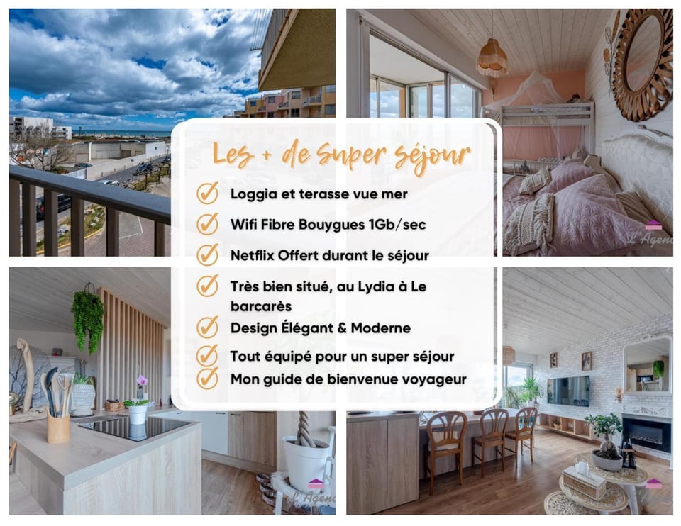 Le Nid Cosy accès direct sur la mer Apartment in Le Barcarès