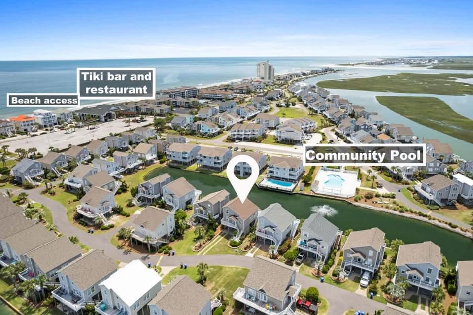 My Happy Place by Brunswick Vacation Rentals- Cottage with Community Pool & Views House in Ocean Isle Beach