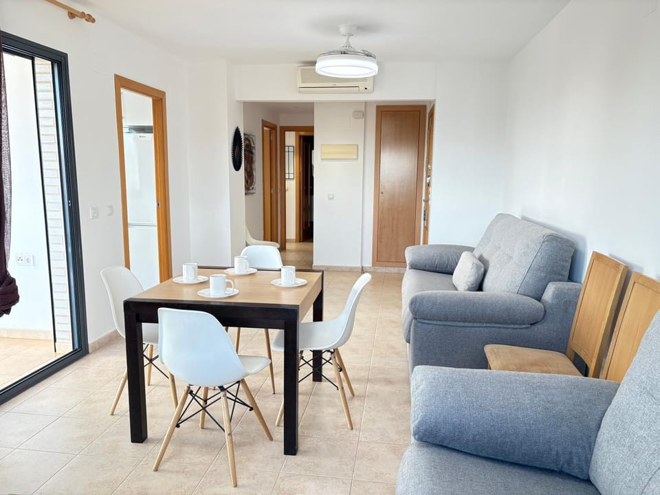 Living room, Dining area, air conditioner