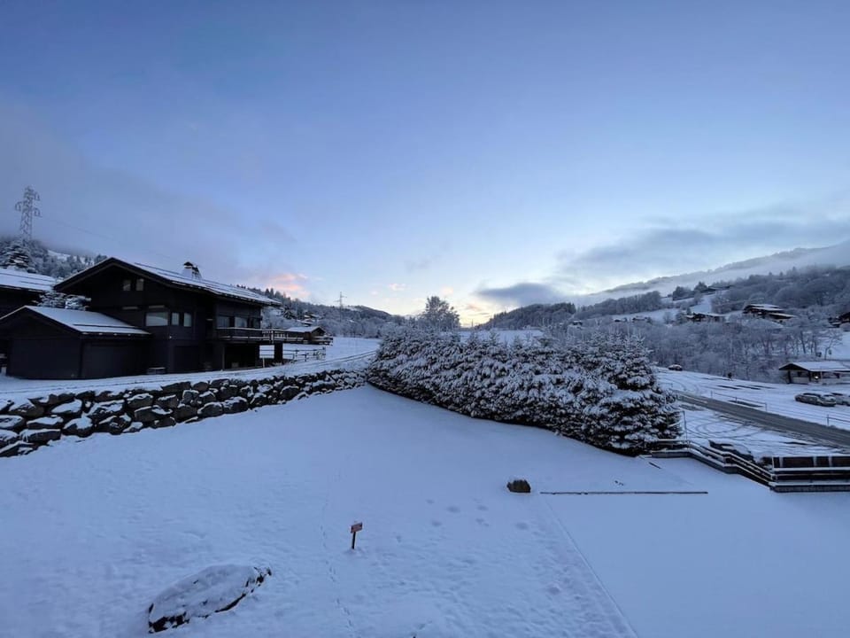 Day, Natural landscape, Winter, Mountain view