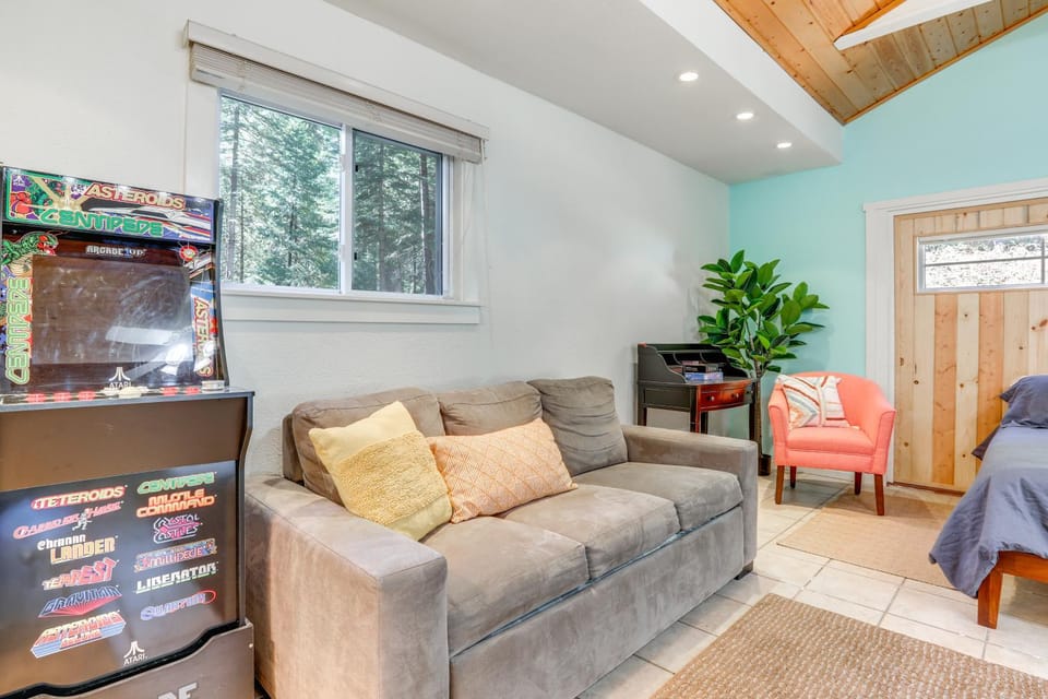 Drive to Major Parks: Nature Getaway in West Point Apartment in Calaveras County
