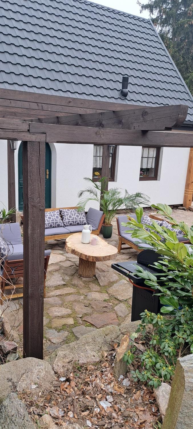 Property building, Patio