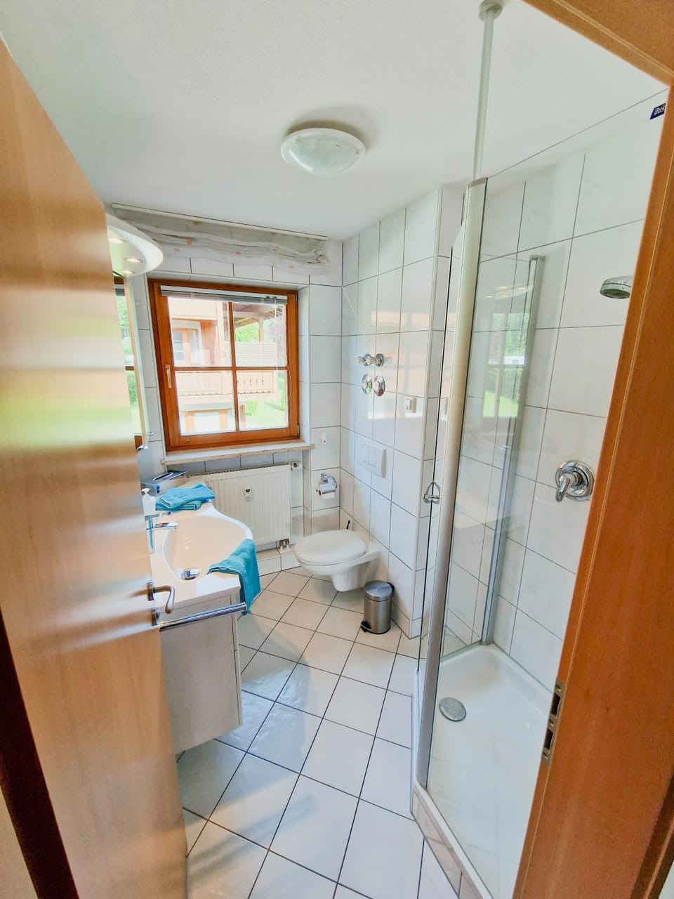 Shower, Toilet, Bathroom, towels