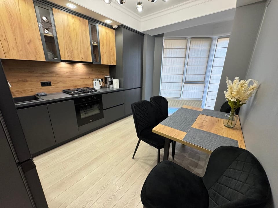 Coffee/tea facilities, Kitchen or kitchenette, Living room, Seating area, Dining area, pet friendly, stove