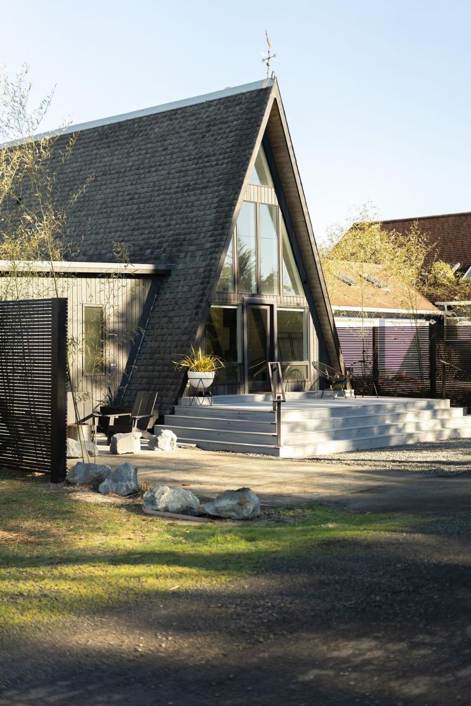 Shadow Peak A-frame by Oregon Coast Modern Chalet in Manzanita