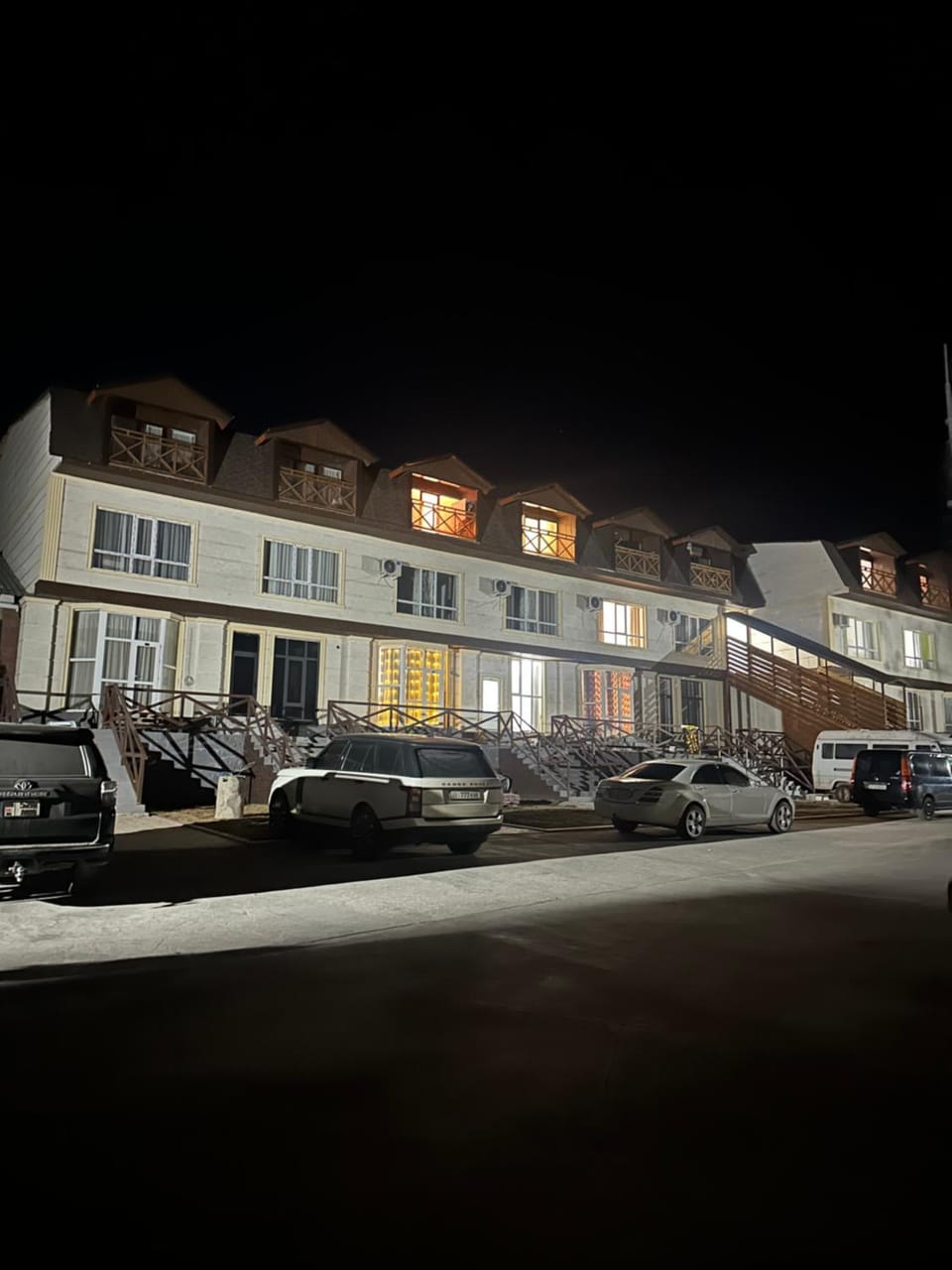 Property building, Night, Location, Parking
