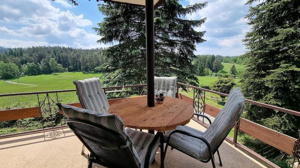 Cottage right next to the forest with a beautiful view of the valley House in Czechia
