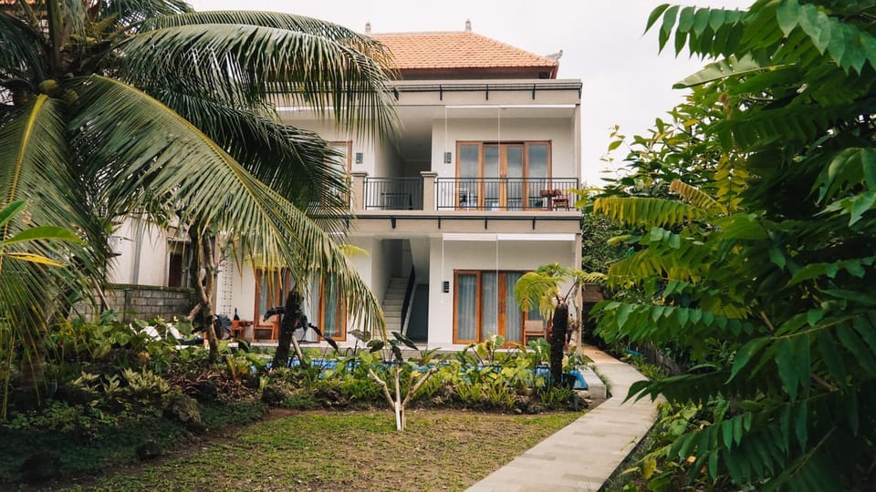 Property building, Garden view