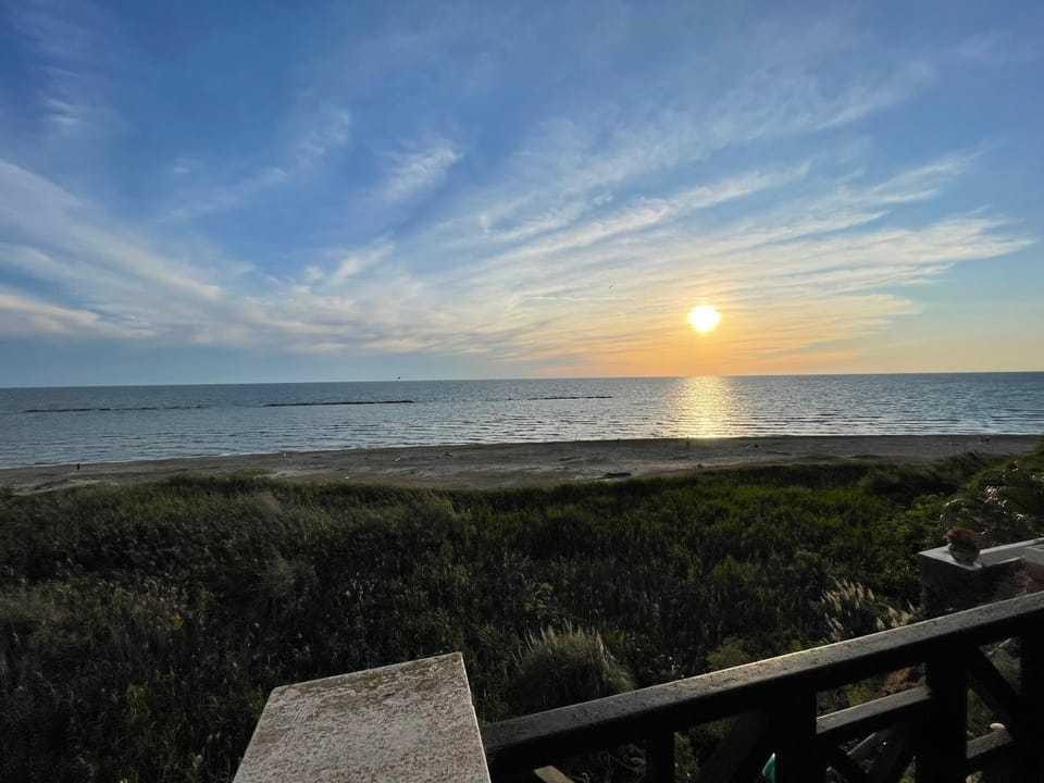Day, Natural landscape, Beach, Sea view, Sunset