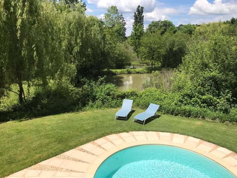 Garden, Swimming pool, sunbed