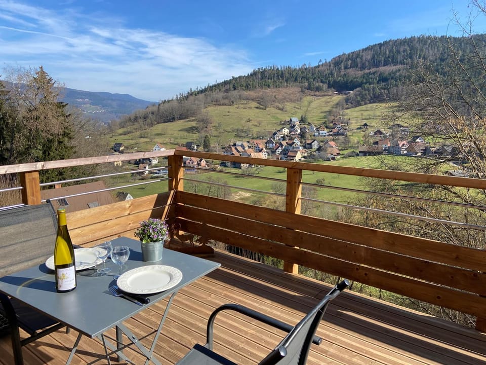Natural landscape, Balcony/Terrace, Mountain view