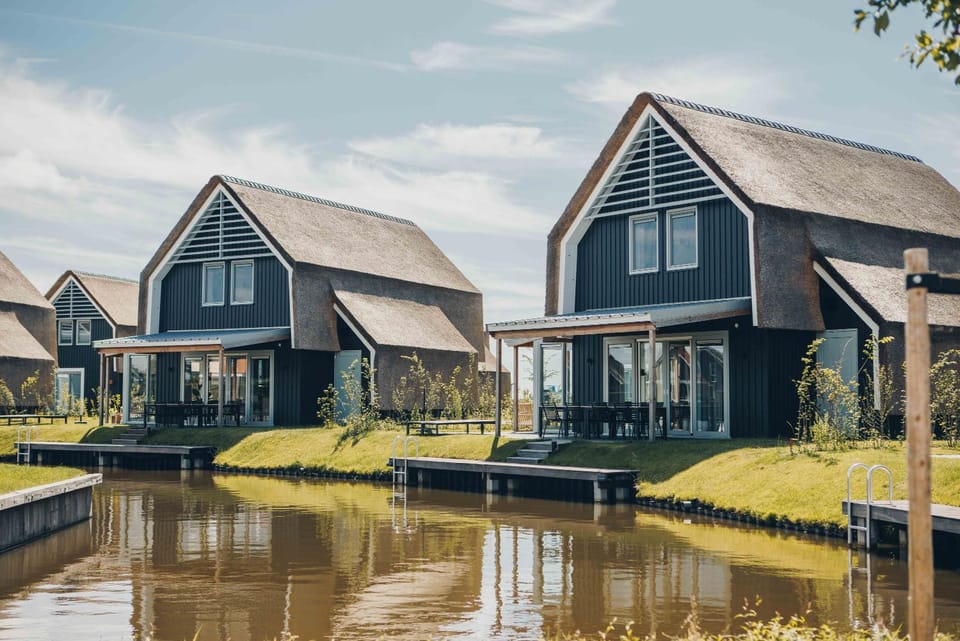 Property building, Day, Lake view