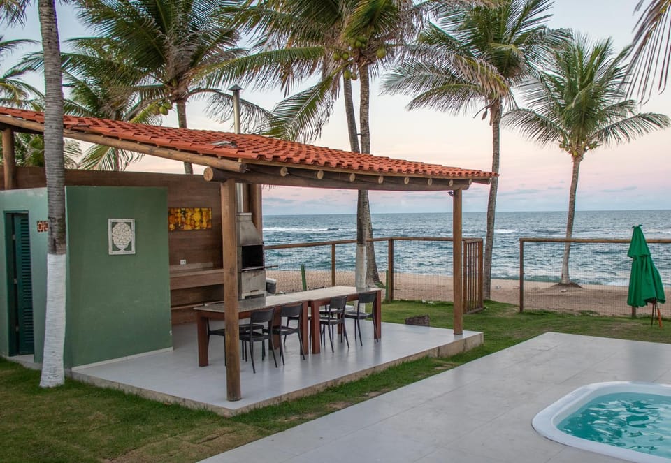 Property building, Day, Natural landscape, Dining area, Beach, Pool view, Sea view, Swimming pool
