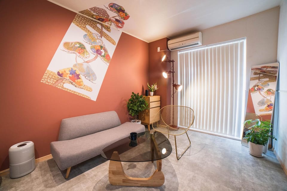 Living room, air conditioner
