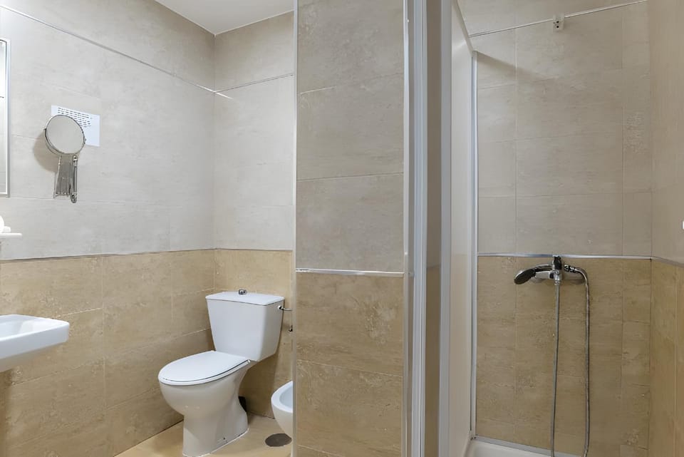 Bathroom, Living room