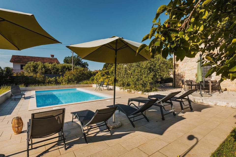Day, Garden, Pool view, Swimming pool, sunbed