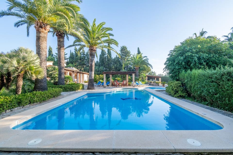 Property building, Living room, Swimming pool
