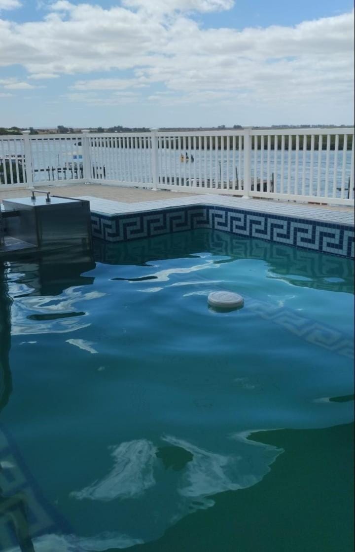 Patio, Hot Tub, Pool view, River view, Swimming pool