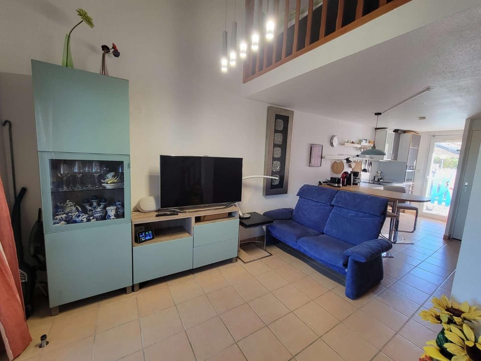 Jolie Maison veranda, 2 ou 3 personnes, belle vue sur la réserve naturelle, wifi, résidence MARINES, 200m de la plage LRMA94B Villa in Portiragnes