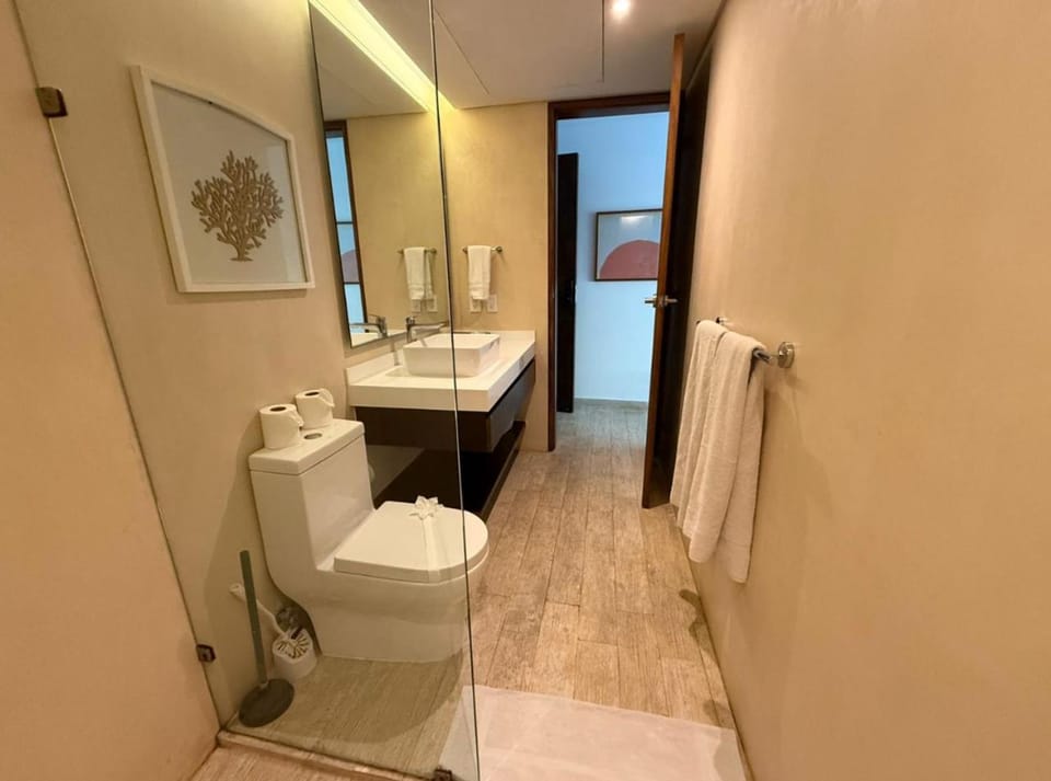 Toilet, Bathroom, towels