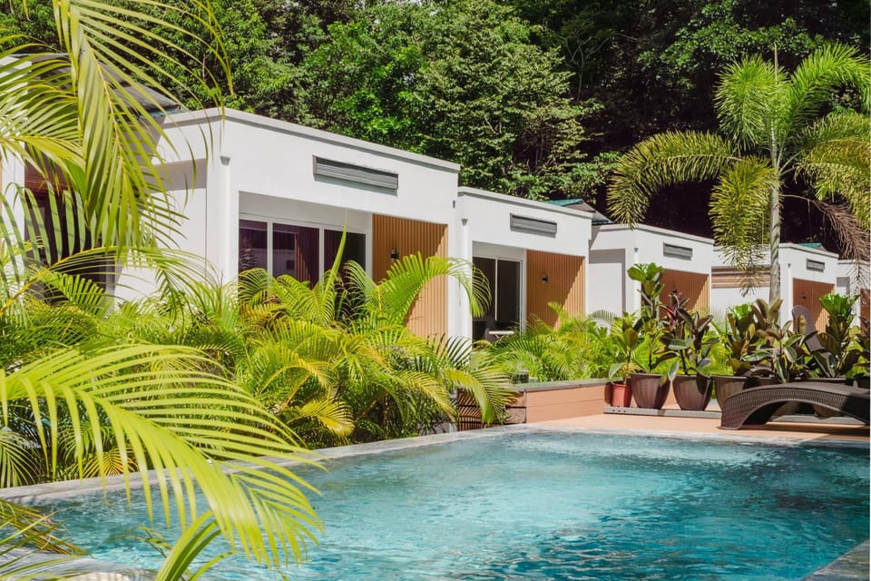 Property building, Pool view