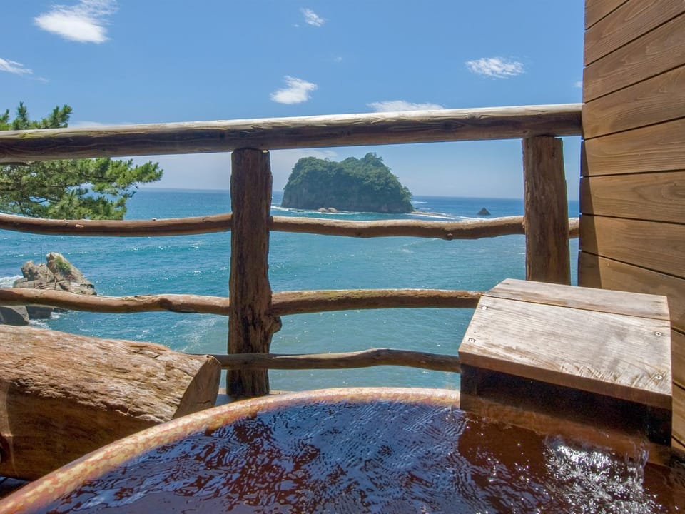 Natural landscape, Balcony/Terrace, Sea view, Open Air Bath