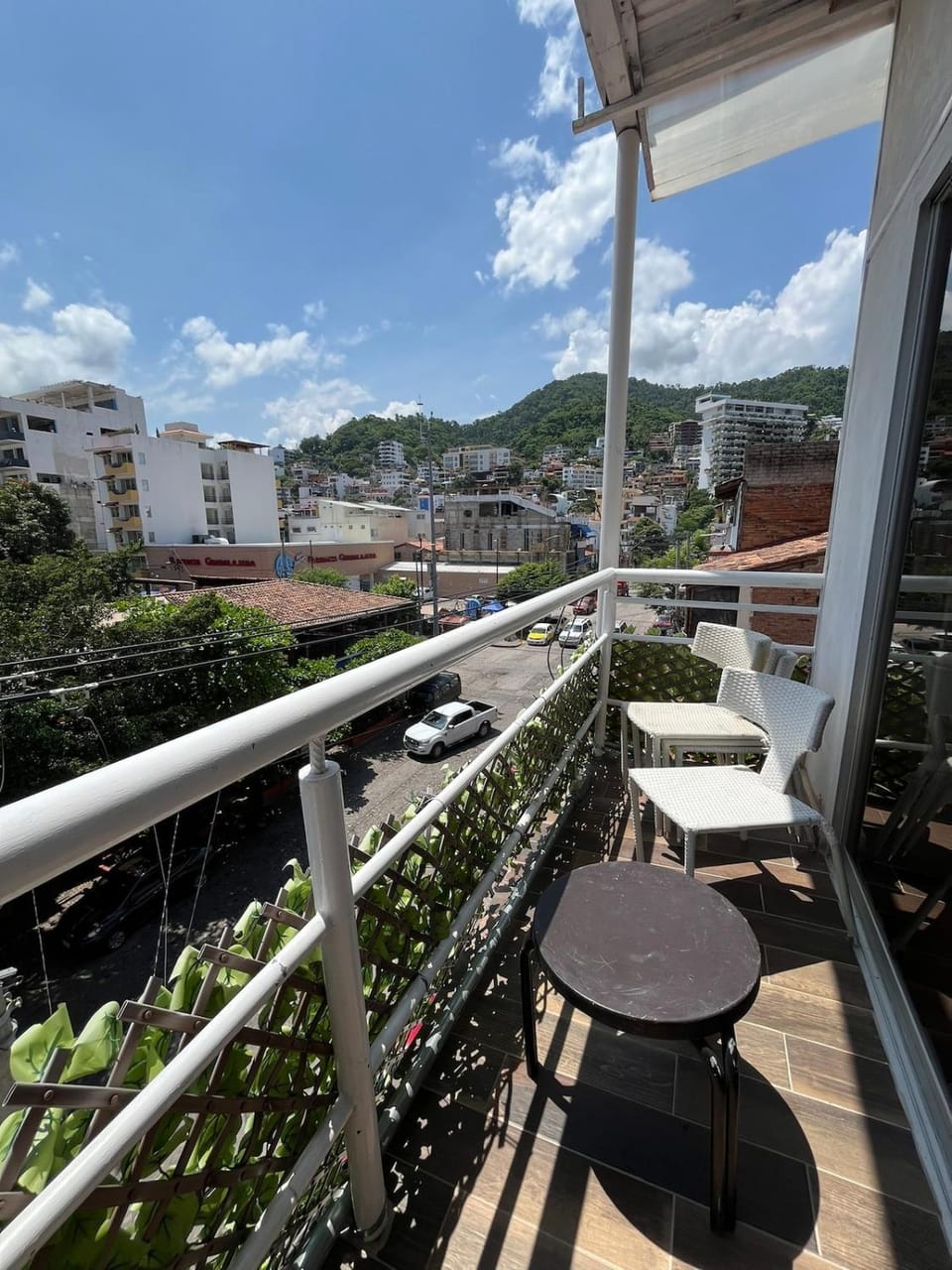 Patio, Day, Balcony/Terrace, Balcony/Terrace, City view, Mountain view