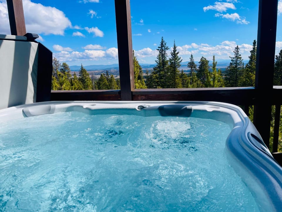 Natural landscape, Hot Tub, Hot Tub, Mountain view