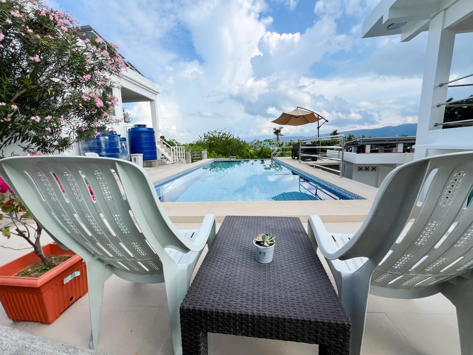View (from property/room), Mountain view, Sea view, Swimming pool