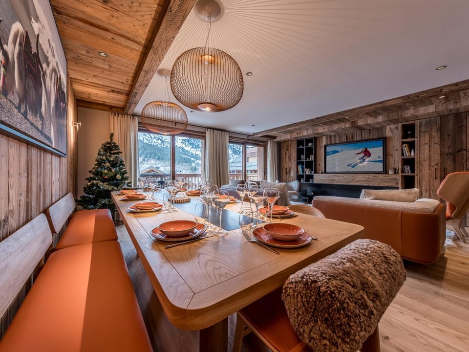 Appartement de luxe, 3 chambres, cheminée, conciergerie 5*, ski room, non-fumeur - FR-1-613-124 Apartment in Les Allues