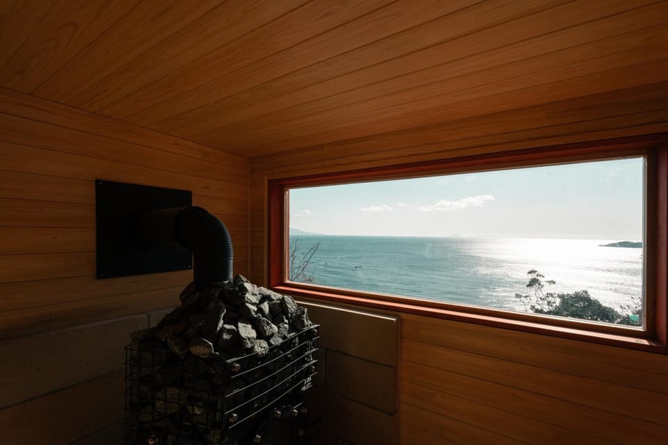 Natural landscape, Sauna, Sea view