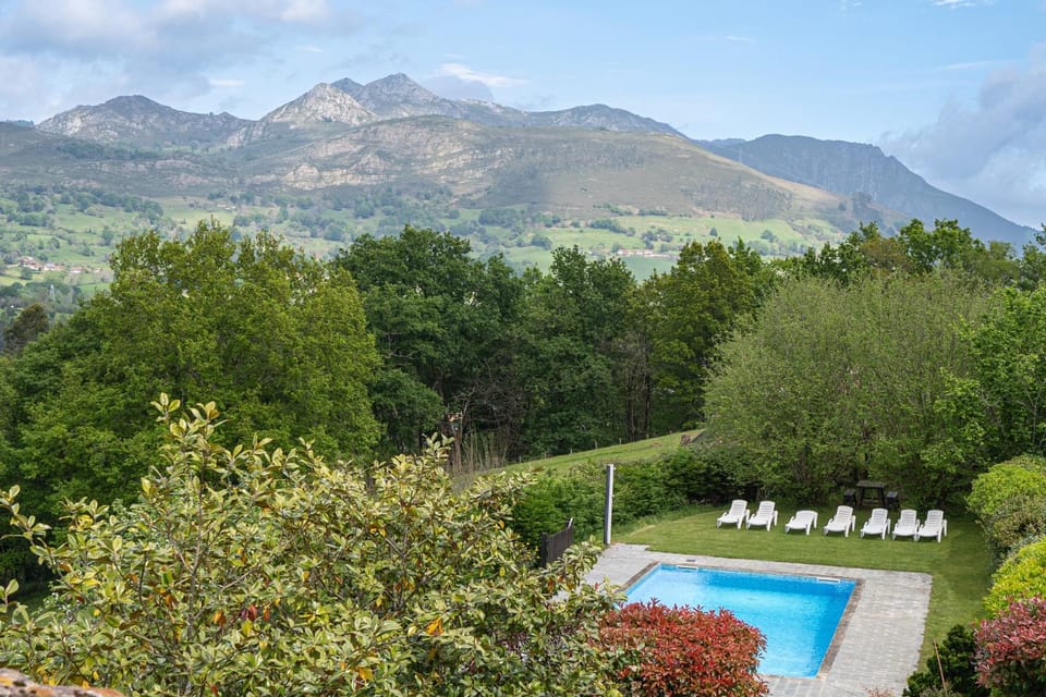 Property building, Living room, Swimming pool