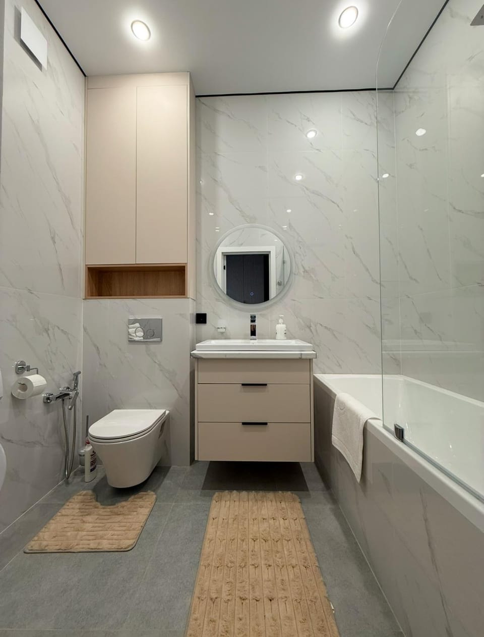 Toilet, Bathroom, Bath, towels