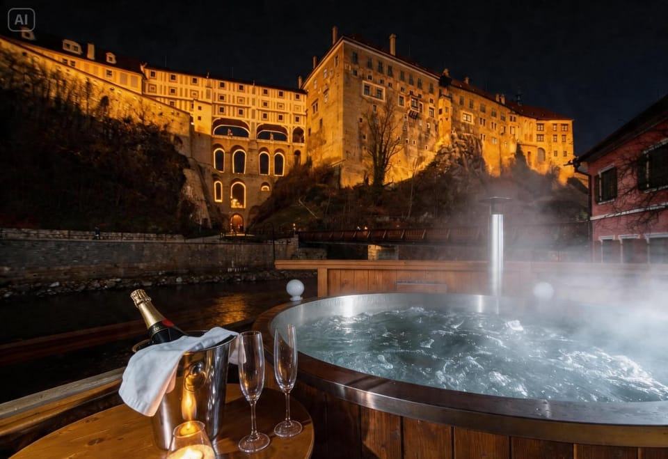 Night, Hot Tub, Spa and wellness centre/facilities