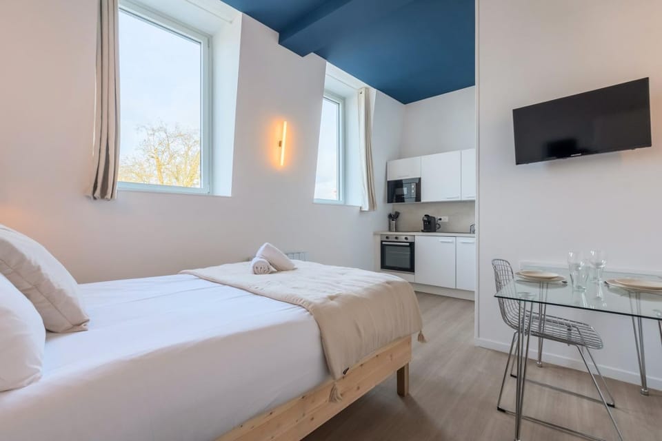 Studio équipé côté rue, parking gratuit Apartment in Villeneuve-d'Ascq