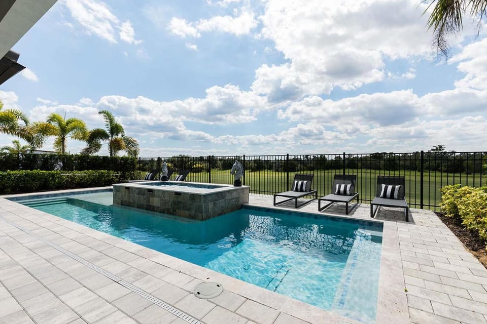 Patio, Pool view, Swimming pool