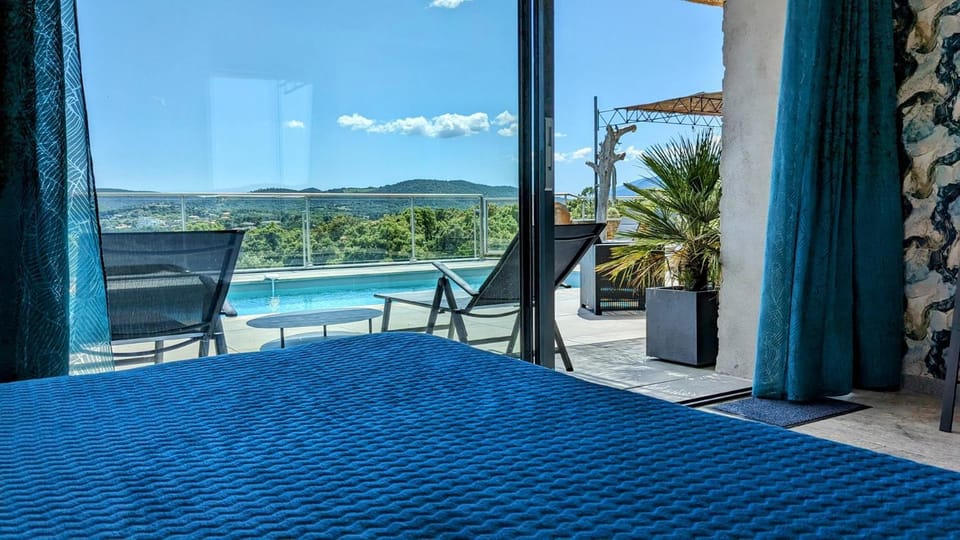Natural landscape, Pool view, Swimming pool