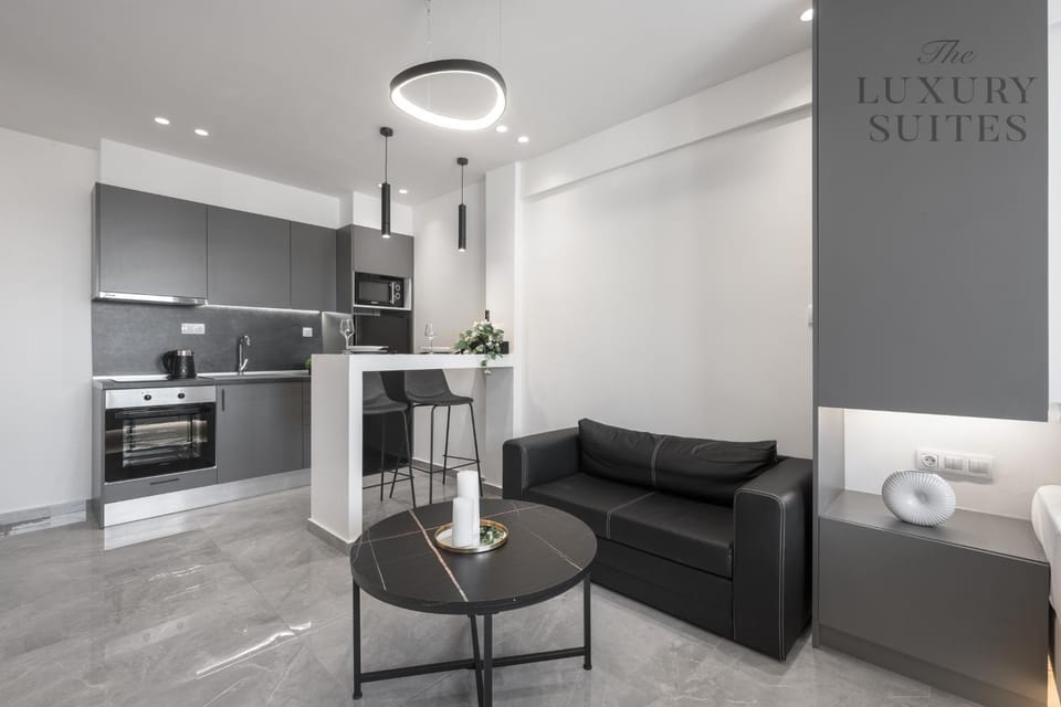 Kitchen or kitchenette, Living room, Photo of the whole room, Seating area