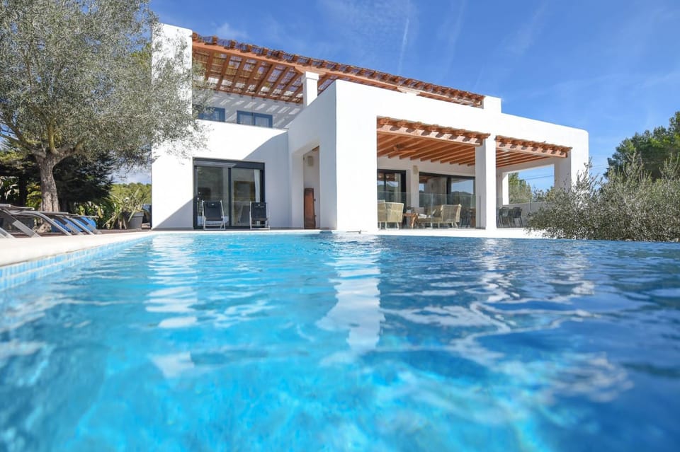 Property building, Living room, Swimming pool
