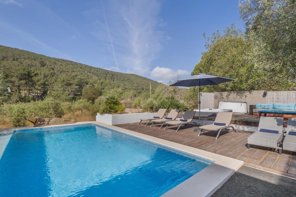 Property building, Living room, Swimming pool