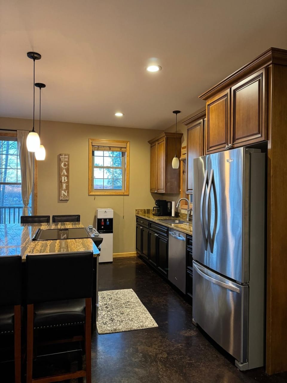 Kitchen or kitchenette, Dining area, dishwasher, oven, stove, toaster