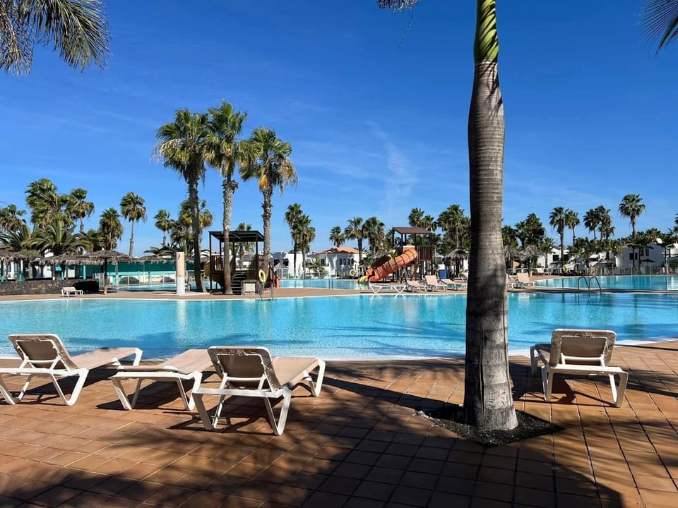 Pool view, Swimming pool, sunbed